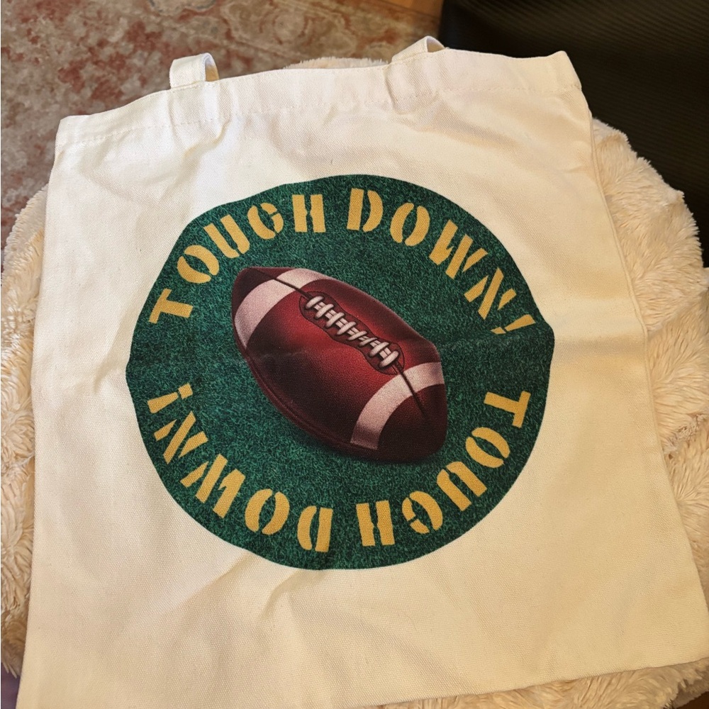 Touchdown Canvas Tote Bag